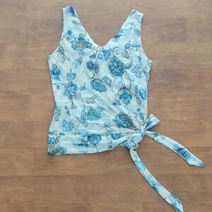VINTAGE: Vanity Floral Tank Top